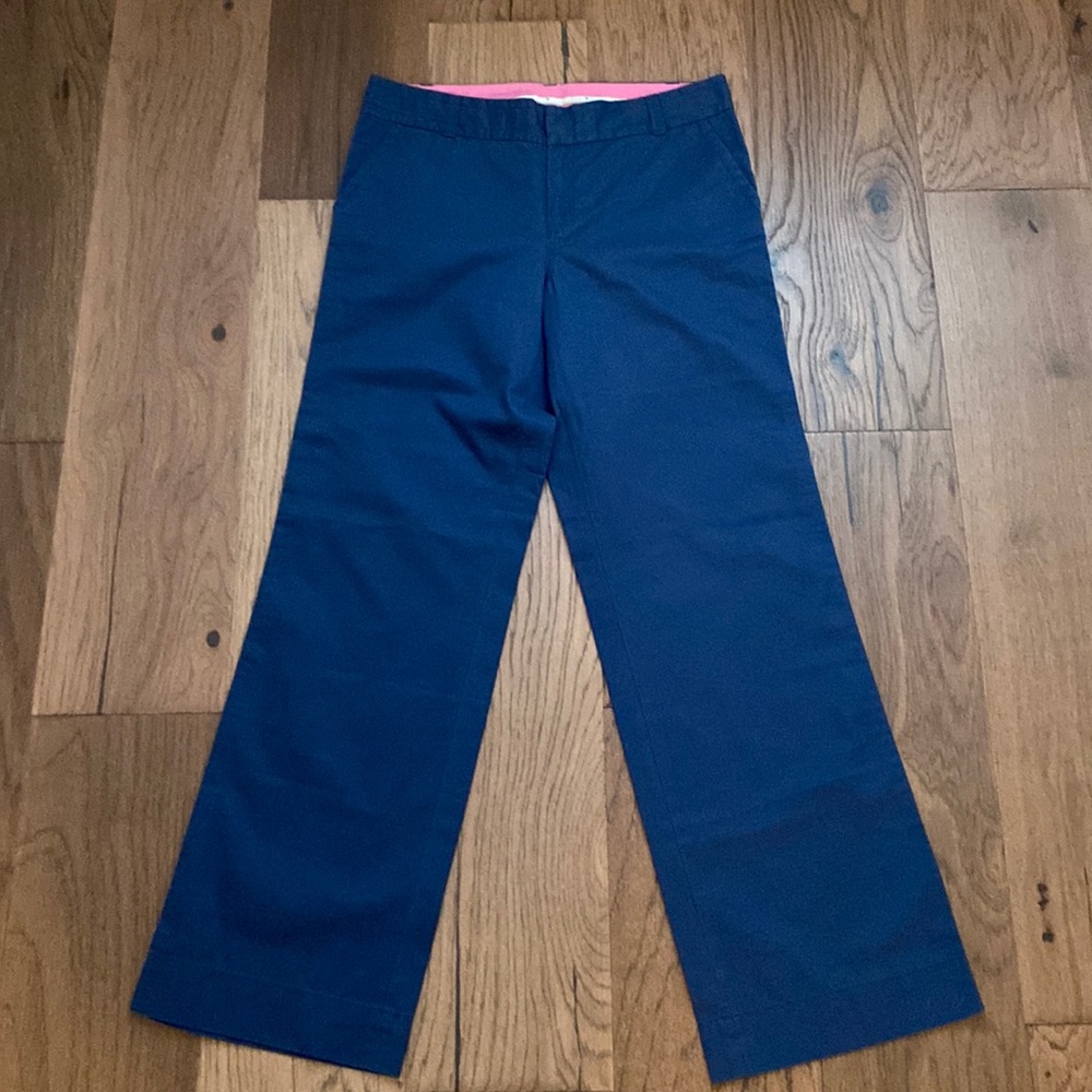 NWT Lilly Pulitzer Size 10 Navy Blue Wide Leg Pants